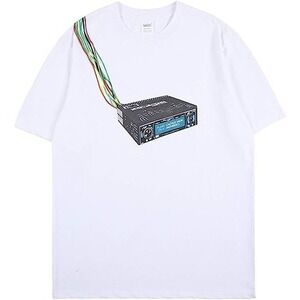 NAGRI Jackboys Rapper Album T-Shirt Hip Hop Graphic Letter Printed  Unisex (XL)